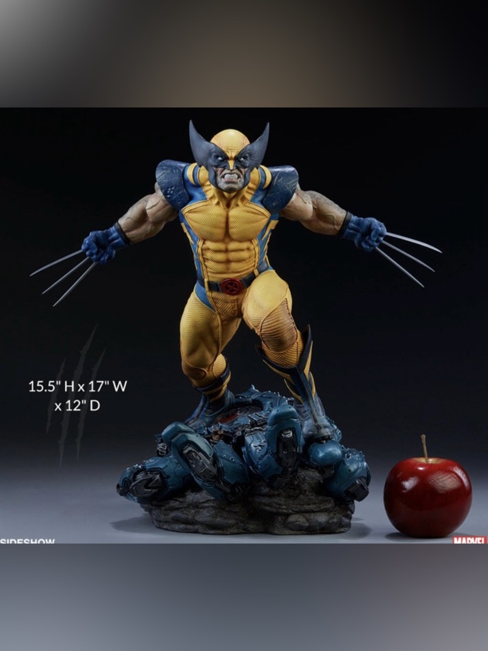 Marvel Wolverine Action Statue - Yellow, Blue